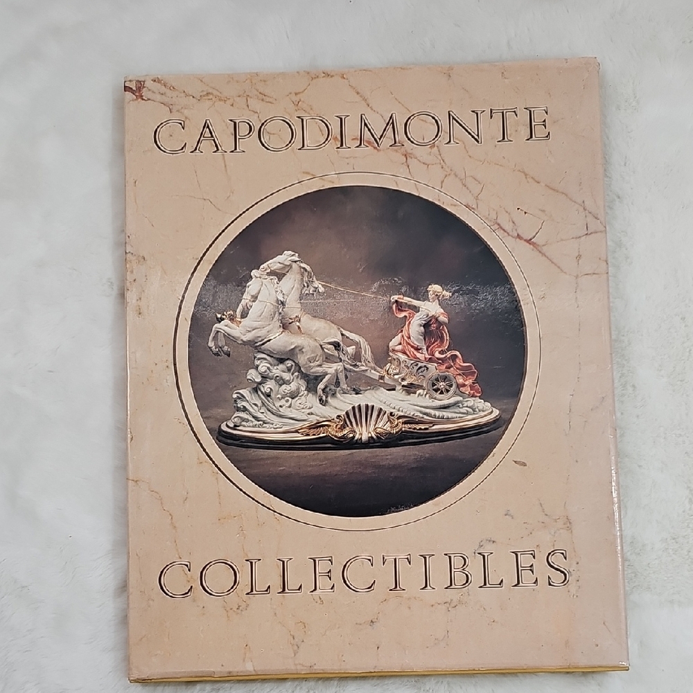1990 Capodimonte Collectibles Coffee Table Hardcover Book With Dust Jacket
